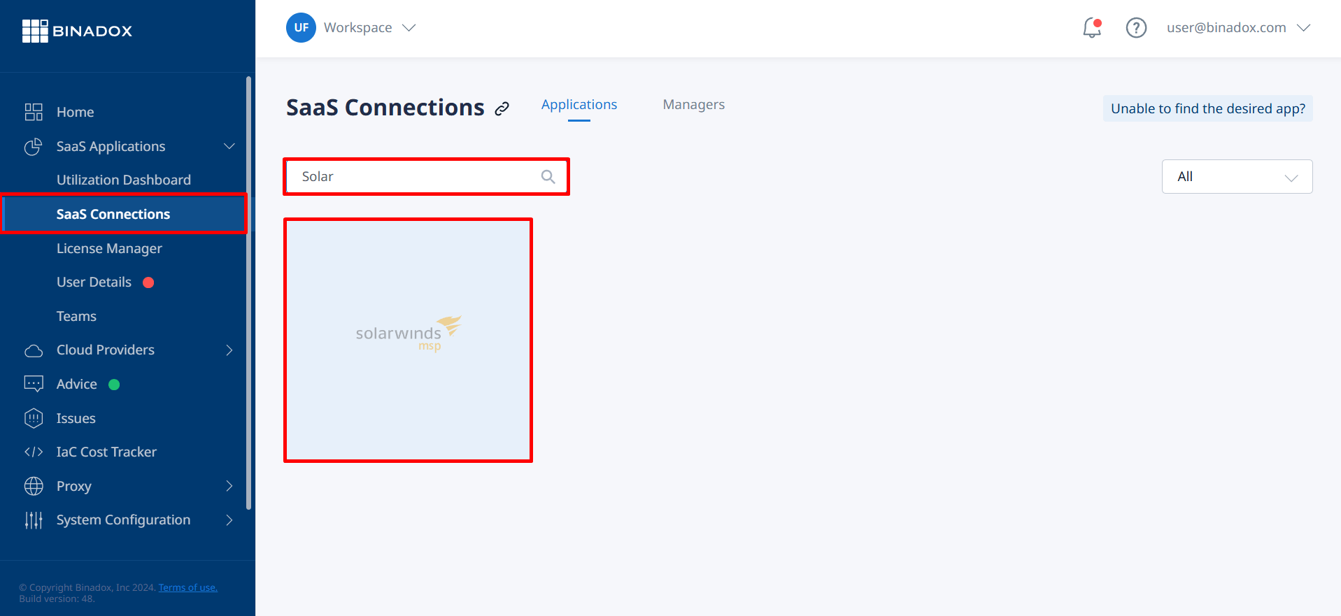 SaaS Connection