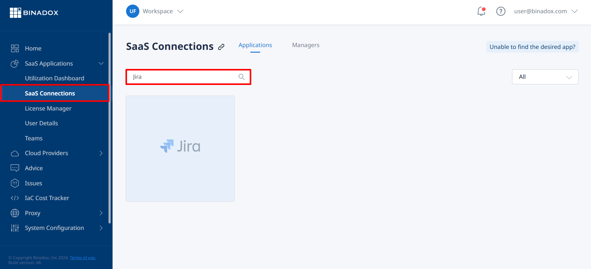 Integrating Jira with Binadox