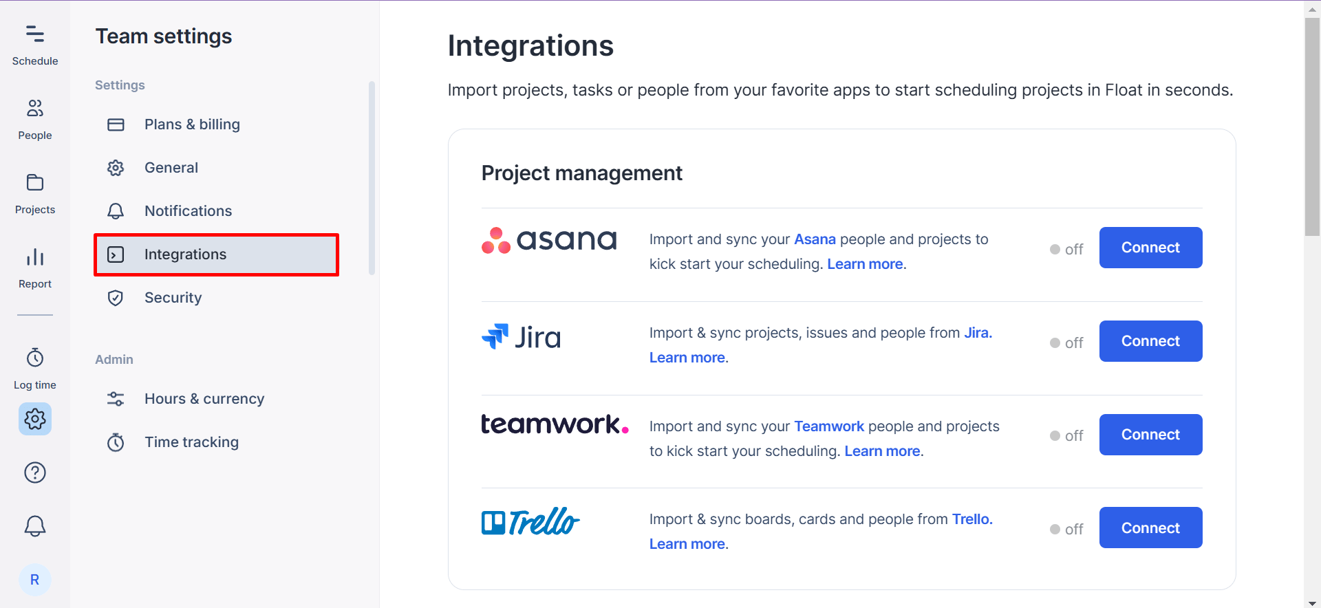 Integrations