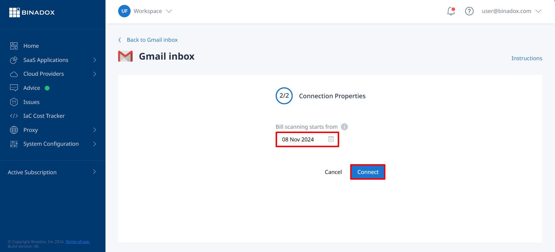 Connection Properties