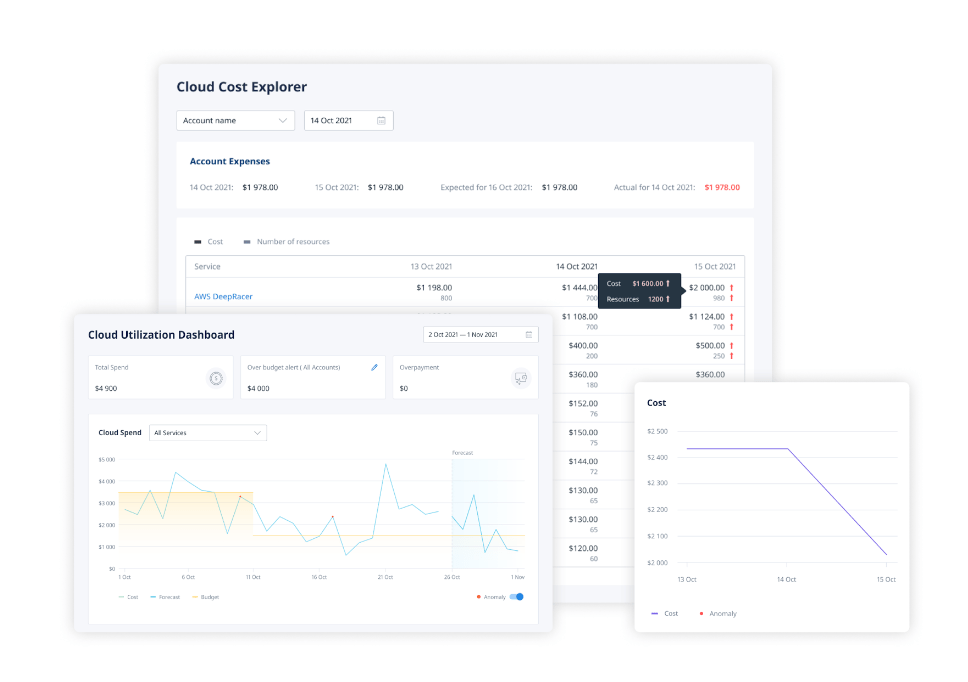 Cloud cost monitoring